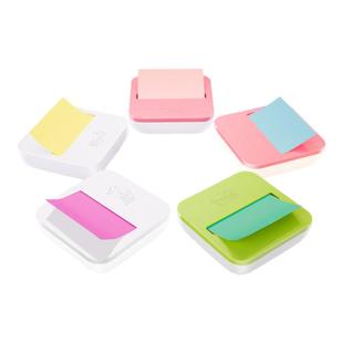 3M抽取式报事贴1+1优惠组合R330便条纸办公学生用便利贴记事便签本重点备忘录标签纸 创意吸盘底座