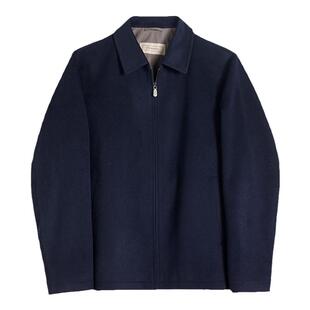 行政夹克 GORNIA/格罗尼雅男夹克100%羊毛翻领中年商务干部夹克