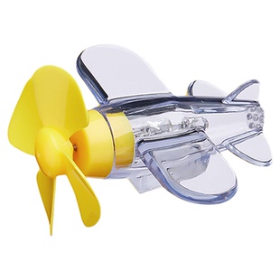 新款风力发电小飞机彩灯电动车摩托车风能LED亮光装饰汽车氛围灯