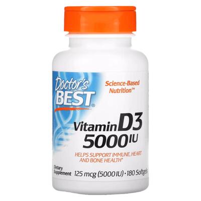 维生素d3 5000单位美国进口维他命d35000iu大剂量维vd3成人中老年