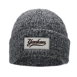 MLB 正品冬季保暖帽子男女同款绒线帽情侣新款毛线羊毛帽时尚百搭