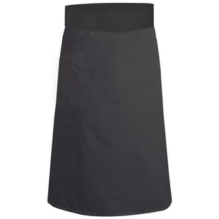 厨乐乐正品厨房厨师工作服男翻腰围裙半截围腰酒店大厨工装可定制