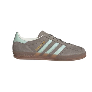 adidas阿迪达斯三叶草T头鞋2026春女GAZELLE INDOOR德训鞋JR2430