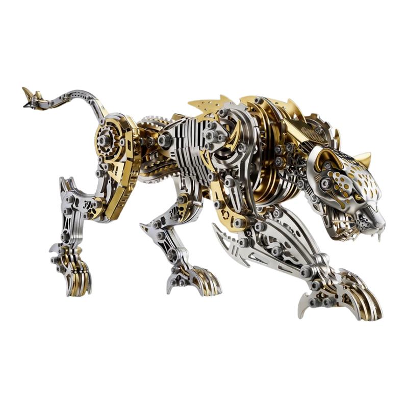 机械猎豹机械手办金属拼装模型3d立体拼图组装玩具送男生礼物摆件