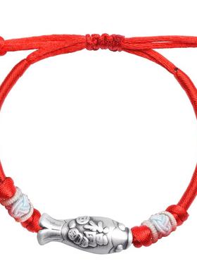 纯银手链祝福礼物情侣