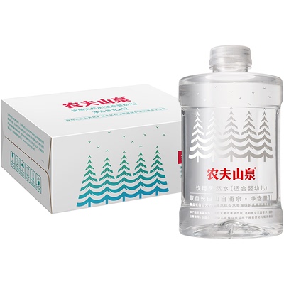 【农夫山泉官方旗舰店】饮用天然水（适合婴幼儿）1L*12瓶*2箱