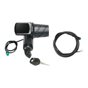 【下单前请咨询】小白电动自行车仪表带钥匙带线加速转把一套