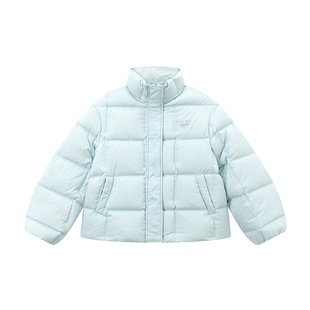 笛莎童装女童羽绒服冬季新款儿童女孩中大童加厚立领短款外套保暖