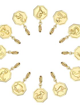 瑞红十二生肖吊坠本命年礼物