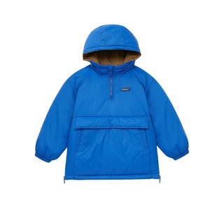 【6折起】MIMIGOGO廓形撞色90白鸭绒卫衣儿童连帽套头羽绒服2K01