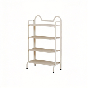 小户型置物架猫耳鞋架不占空间鞋柜小巧窄边鞋子收纳架门口一体架