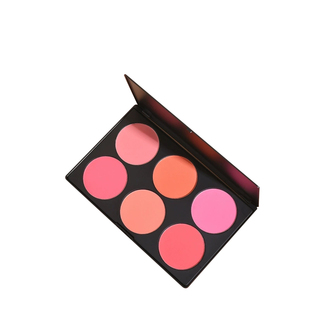 化妆师腮红盘卡梅拉多色三合一胭脂粉饼粉橘色显色舞台妆戏曲妆