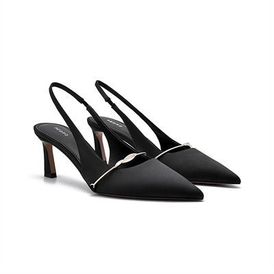 PEDRO尖头高跟鞋女士穆勒后绊带凉鞋婚鞋PW1-26760115