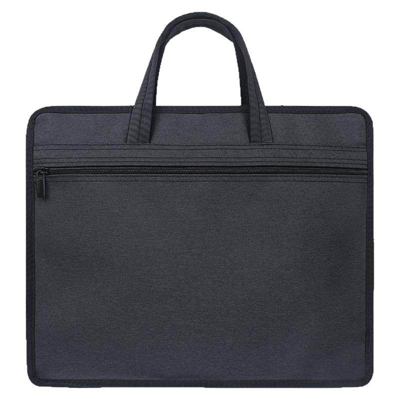 建腾A4手提文件袋帆布加厚资料袋会议商务A3考务公文包会议事务包