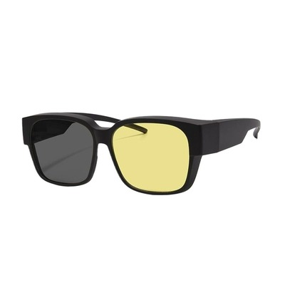 偏光防眩光防紫外线可套近视墨镜