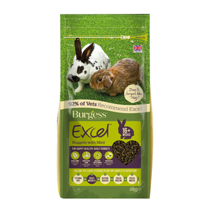 特惠burgess英国布格斯薄荷成兔牛至幼兔老年红参高纤维宠物兔粮