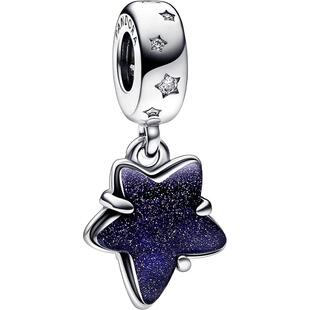 Pandora潘多拉奥莱星河吊饰深蓝色星星串珠轻奢精致