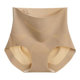 美宅高腰X绷带内裤女士收腹收小肚子2025新款10A级抗菌裆无痕短裤