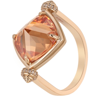 AJIDOU阿吉豆戒指女时尚潮酷小众设计线下专柜同款指环水晶闪耀戒