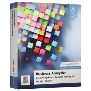 商业分析 数据分析和商业决策 英文原版 Business Analytics Data Analysis and Decision Making 第7版 英文版进口原版英语书籍