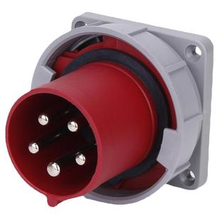 63A工业插头航空插座 5芯反插4芯3芯连接器