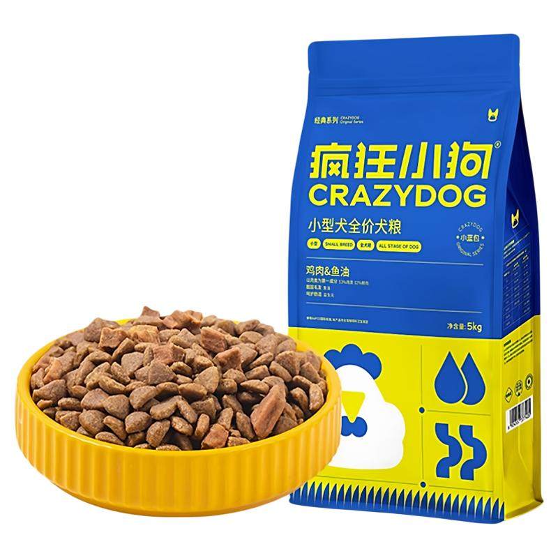 疯狂小狗鸡肉鱼油肉粒双拼狗粮