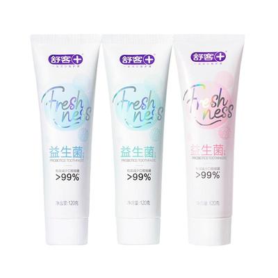 舒客牙膏|益生菌清新+小苏打美白