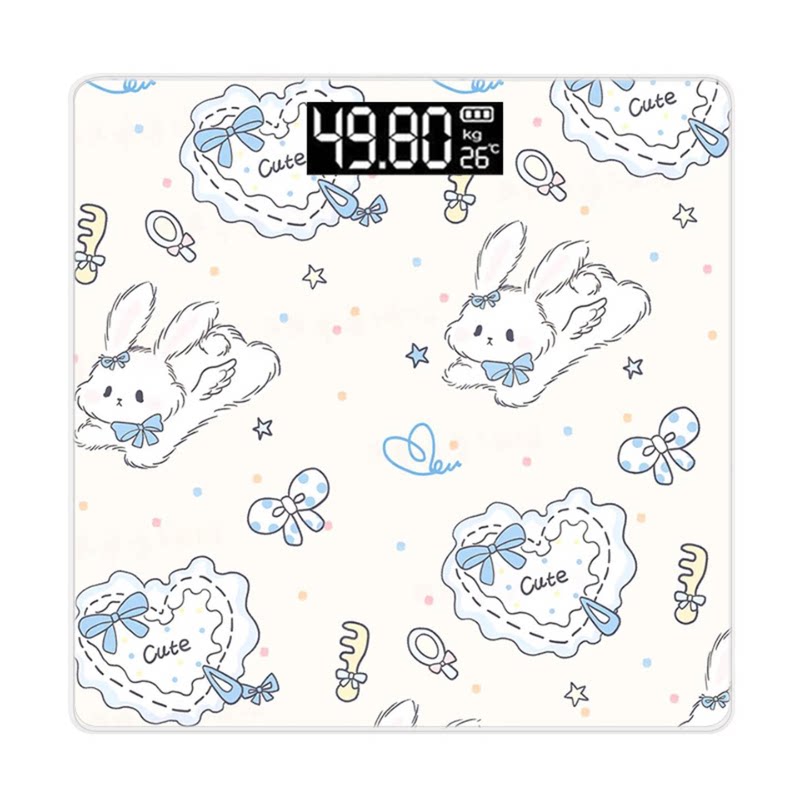 电子称智能充电体重秤家用小型用