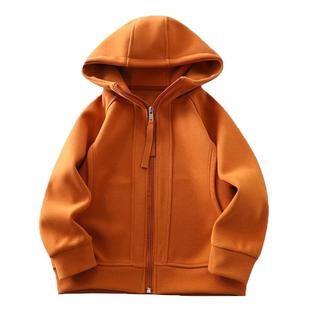 男童外套春秋款2025新款炸街帅气连帽卫衣中大儿童秋装上衣男孩韩