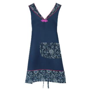 少数民族复古围裙女家用厨房餐饮围腰火锅店饭店商用服务员工作服