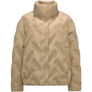 鸭鸭短款羽绒服女2025年新款韩版外套面包服轻薄时尚白鸭绒女款冬