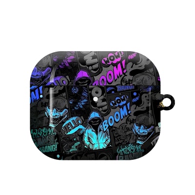 欧美潮酷BOOM适用airpods3pro