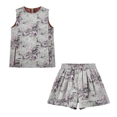 小个子穿搭短裤两件套