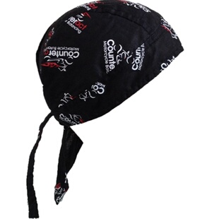 海盗帽子成人万圣节海盗帽头巾帽加勒比海盗帽子户外骑行海盗帽子