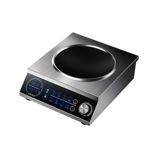 新款商用电磁炉电灶台炒锅凹面款3500W大功率餐饮饭店专用5000瓦W