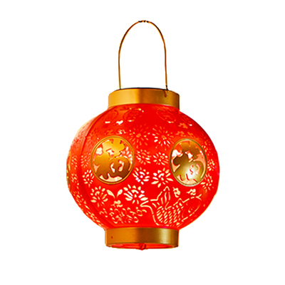 太阳能锦鲤福字防水庭院灯笼