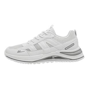 回力男鞋夏季透气薄款网面运动鞋男青少年跑步减震增高小白老爹鞋