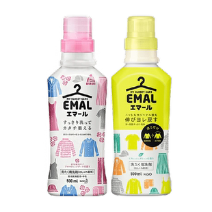 日本花王防静电羊毛羊绒洗衣液真丝中性洗涤剂防缩防静电460g*2瓶