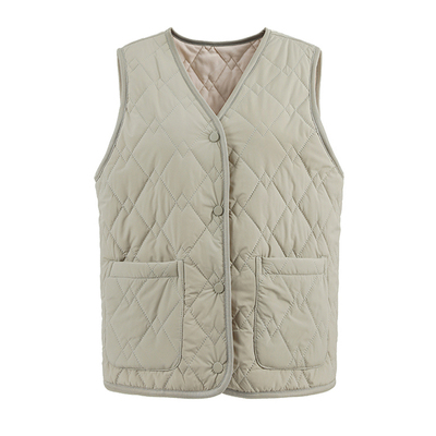 100%羊毛填充保暖马甲外穿内搭