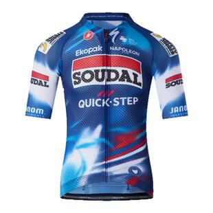 Castelli蝎子男快步车队骑行服25年队版联名透气公路车短袖排汗衫