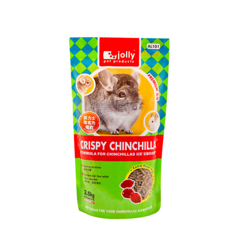 包邮 JOLLY综合龙猫粮 2.5KG 龙猫主粮粮食饲料 买1送2