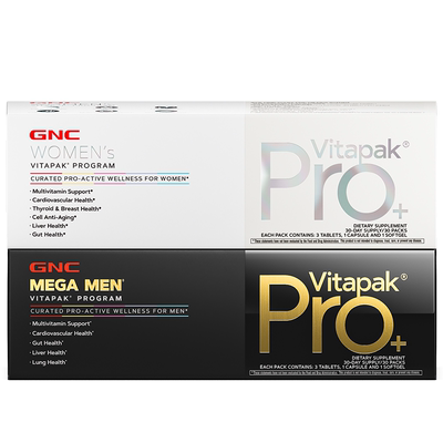 刘嘉玲推荐GNC健安喜女士PRO营养包PQQ藏红花益生菌【部分临期】
