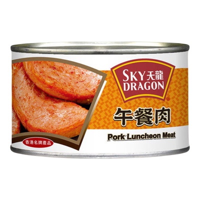 天龙SKY DRAGON午餐肉397g肉质弹牙口感丰富色泽红润传统秘方制作