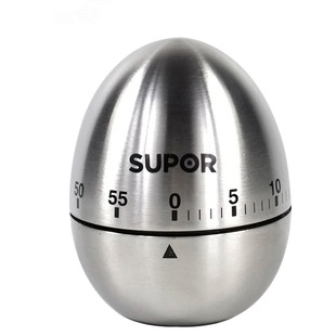 苏泊尔定时器机械不锈钢厨房蛋形提醒器手动闹钟计时工具定时器