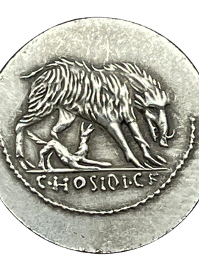 月亮女神硬币项链巨蟹座古币吊坠