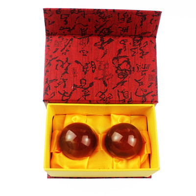 天然玛瑙健身球水晶玉石老年人