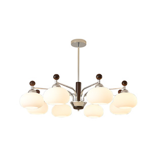 中古风客厅吊灯柿子2026新款卧室法式复古设计师创意个性艺术灯具