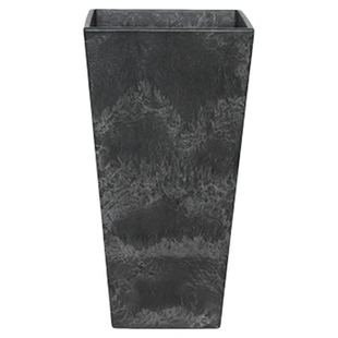 【虹越】ARTSTONE仿石花纹艾拉高柱型花盆水泥仿石树脂阳台种植盆