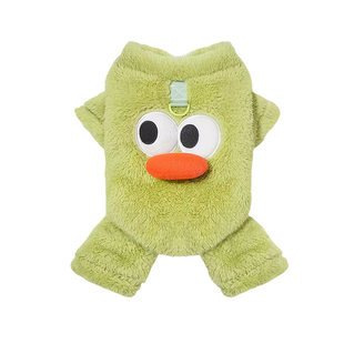 宠物衣服狗狗冬装可牵引保暖加厚边牧雪纳瑞新款小狗四脚衣中型犬