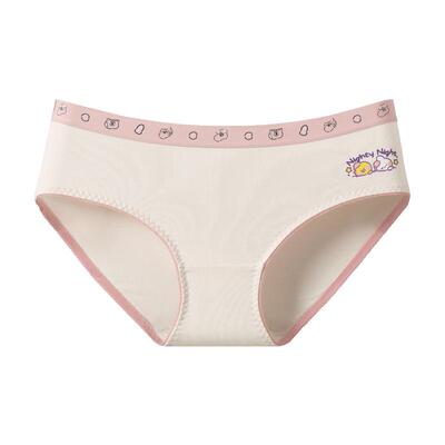 芬腾纯棉中高腰7A抗菌女三角裤